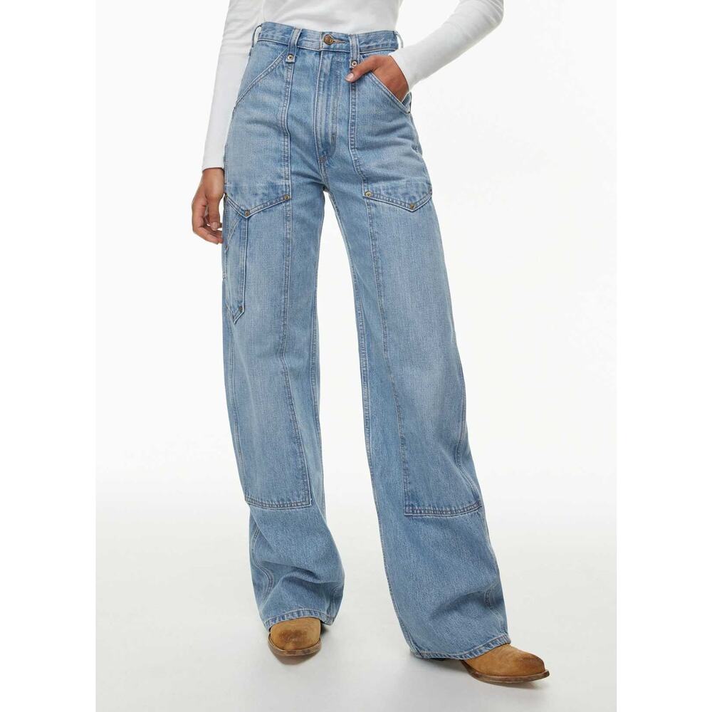 Re/Done Superhigh Workwear Jeans Size 27 - Picture 5 of 12